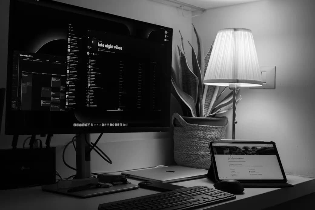 The DoderData team working together in the studio